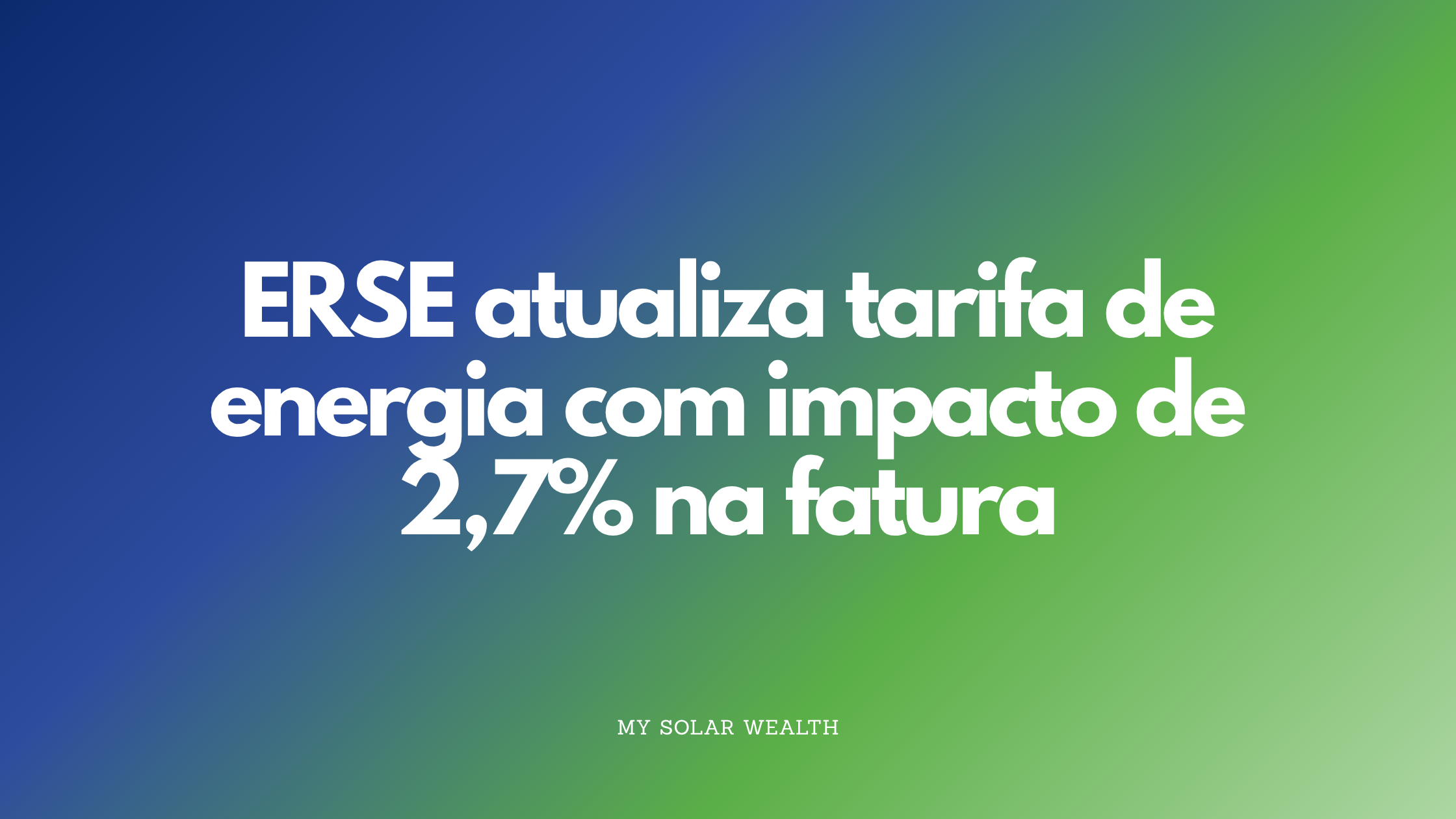 Eletricidade mais cara. ERSE atualiza tarifa de energia com impacto de 2,7% na fatura